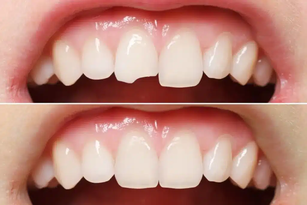 Antes e depois - Estética Dental